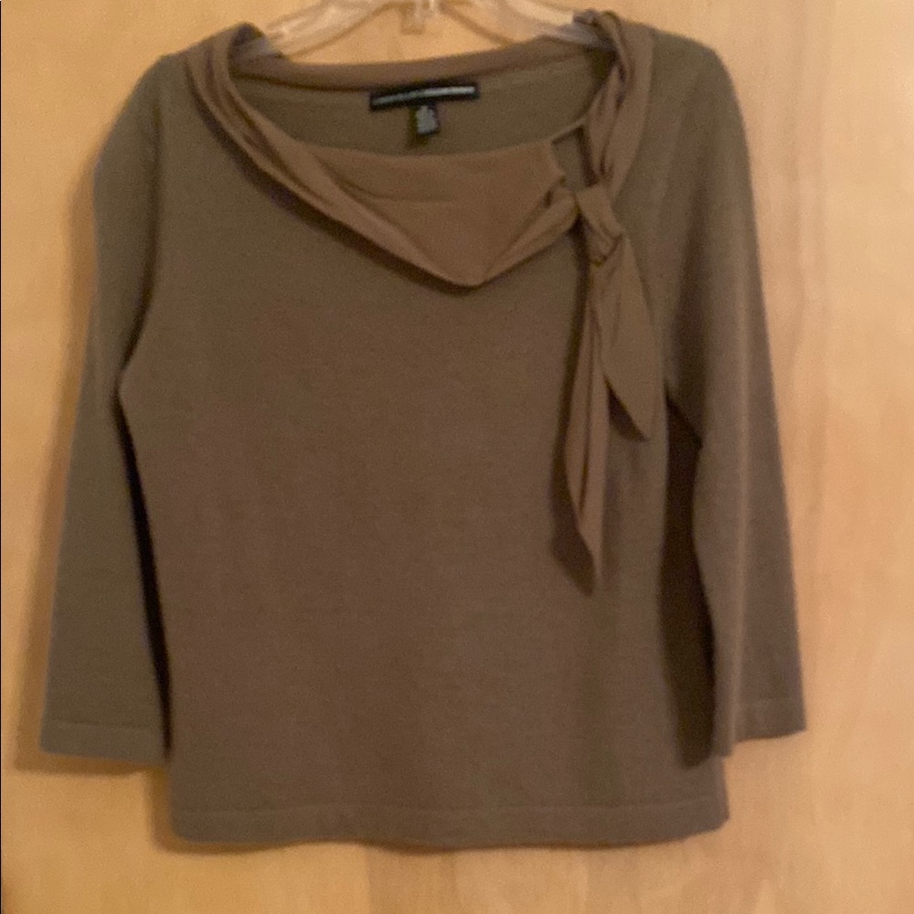 Cashmere Linda Allard Ellen Tracy Brown Sweater